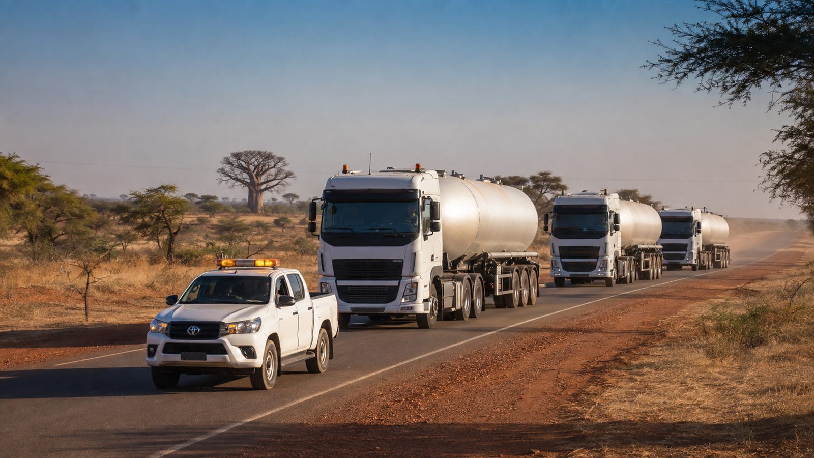 Convoi de camions-citernes sur le corridor Sénégal – Mali